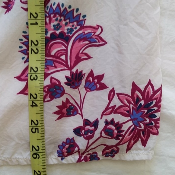 Old Navy Off the Shoulder Lined Floral Bell Sleeve Tunic Top /Mini Dress XS - Picture 11 of 12